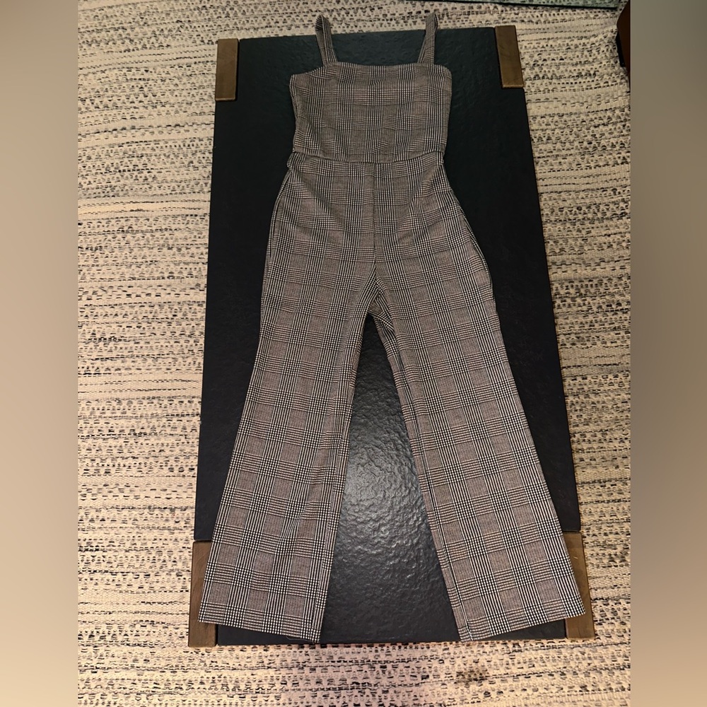 Sanctuary Check You Later Plaid Jumpsuit